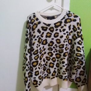 Forever21+ Leopard print sweater